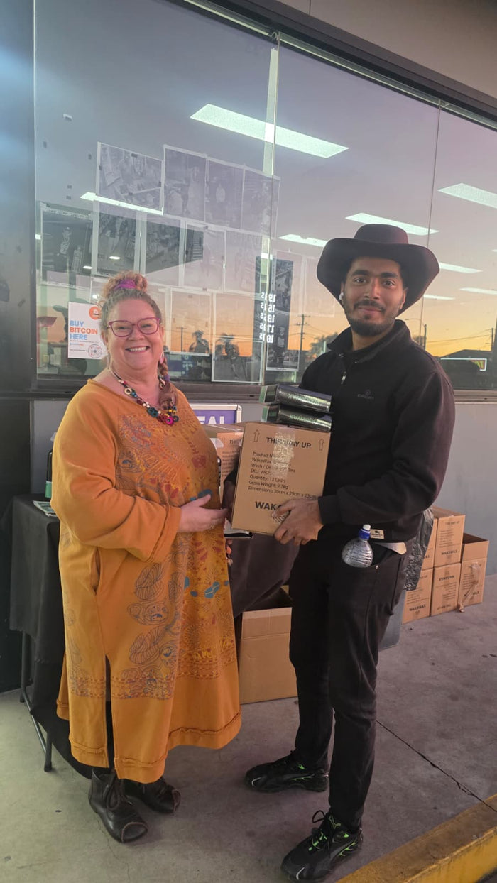 A happy WakaWax customer